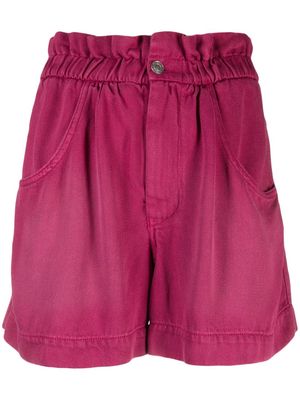 MARANT ÉTOILE paperbag-waist short shorts - Pink