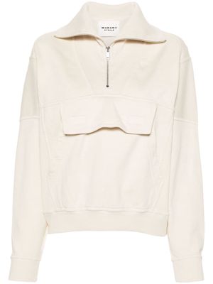 MARANT ÉTOILE Phenix cotton sweatshirt - Neutrals