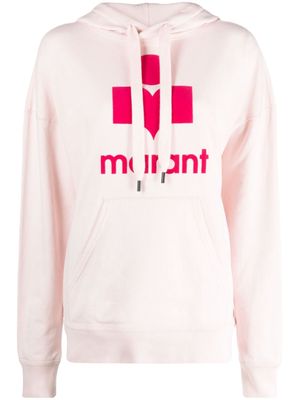MARANT ÉTOILE pocket logo hoodie - Pink