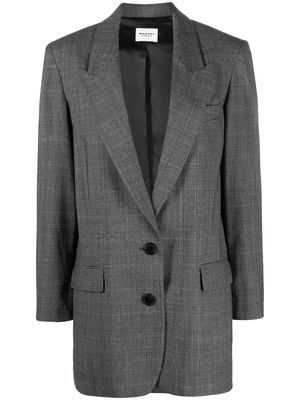 MARANT ÉTOILE Precious plaid blazer - Grey