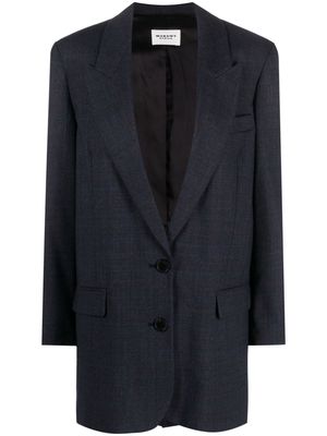 MARANT ÉTOILE Precious wool blazer - Blue