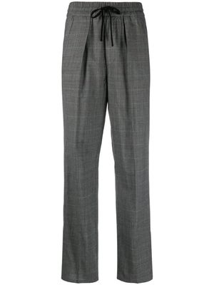 MARANT ÉTOILE Priska high-waist plaid trousers - Grey