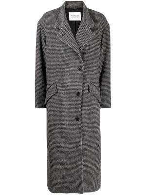 MARANT ÉTOILE Sabine single-breast wool coat - Grey