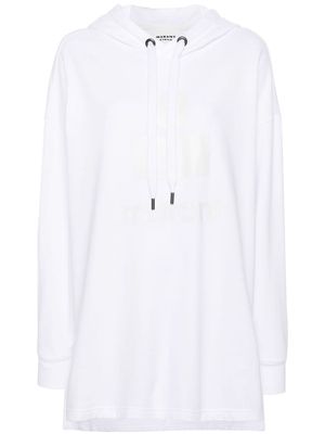 MARANT ÉTOILE Shannon logo-printed hoodie - White