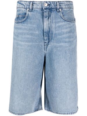 MARANT ÉTOILE stonewashed denim shorts - Blue