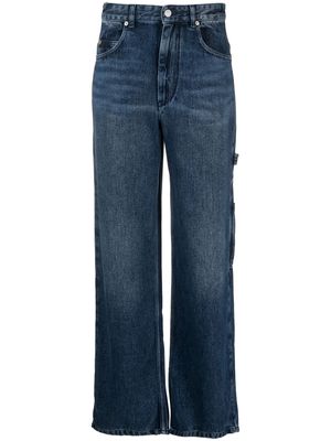 MARANT ÉTOILE straight-leg cotton jeans - Blue