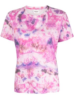 MARANT ÉTOILE tie-dye cotton T-shirt - Pink