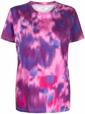 MARANT ÉTOILE tie-dye print short-sleeve T-shirt - Purple