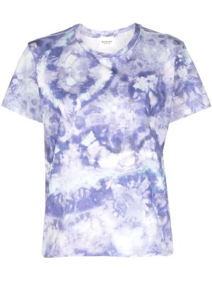 MARANT ÉTOILE tie-dye print T-shirt - Purple