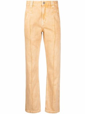 MARANT ÉTOILE Tuackom straight-leg jeans - Orange