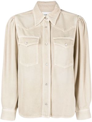 MARANT ÉTOILE two-pocket button-up shirt - Neutrals