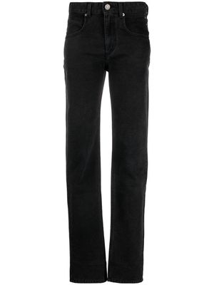 MARANT ÉTOILE Varda straight-leg jeans - Black