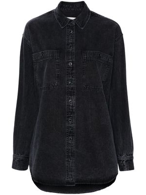 MARANT ÉTOILE Verane button-up denim shirt - Black