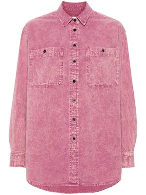 MARANT ÉTOILE Verane cotton shirt - Pink