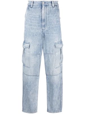 MARANT ÉTOILE washed-denim loose-fit jeans - Blue