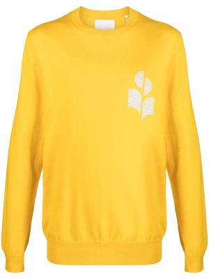 MARANT Evans crew-neck jumper - Yellow