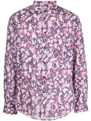 MARANT floral cotton shirt - Purple
