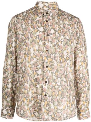 MARANT floral-print cotton shirt - Neutrals