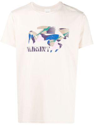 MARANT graphic-print organic cotton T-shirt - Neutrals