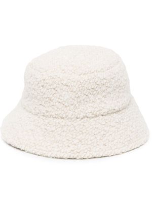 MARANT heavy-knit logo-embroidered hat - White