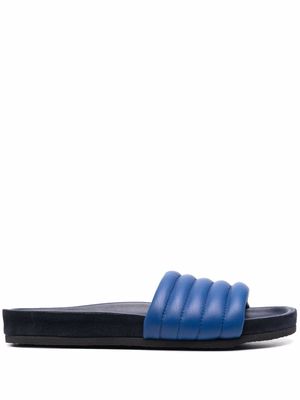 MARANT Helleah quilted band sldies - Blue