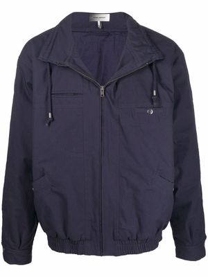 MARANT high-neck zip-up jacket - Blue