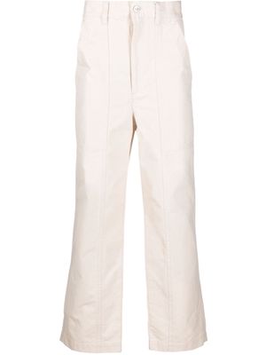 MARANT high-waist wide-leg trousers - Neutrals