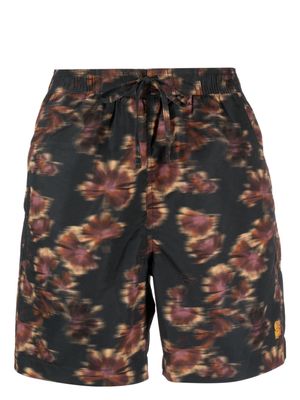 MARANT Hydra abstract-print swim shorts - Black