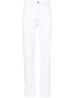 MARANT Jack mid-rise straight-leg jeans - White