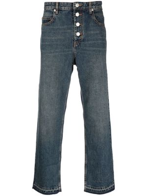 MARANT Jelden mid-rise straight-leg jeans - Blue