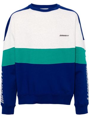 MARANT Kivin colour-block sweatshirt - Blue