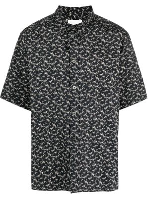 MARANT Labilio graphic-print cotton shirt - Black