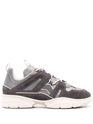 MARANT logo-debossed panelled sneakers - Grey