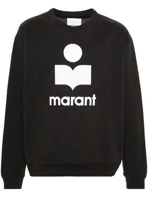 MARANT logo-print cotton sweatshirt - Black