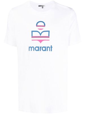 MARANT logo-print short-sleeve T-shirt - White