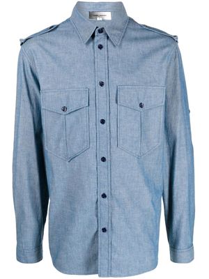 MARANT long-sleeve button-up shirt - Blue
