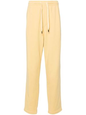 MARANT Mailesco logo-flocked track pants - Yellow