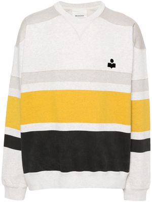 MARANT Meyoan striped sweatshirt - Neutrals