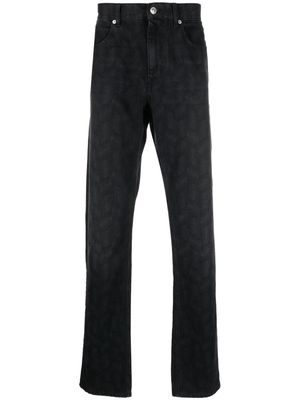 MARANT mid-rise straight-leg jeans - Black