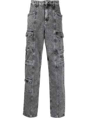 MARANT mid-rise straight-leg jeans - Grey