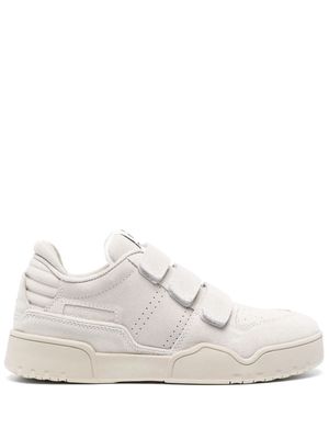 MARANT Oney leather low-top sneakers - Neutrals