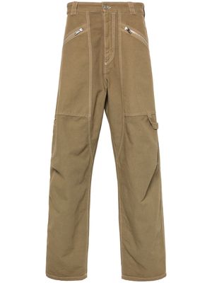 MARANT Parker wide-leg trousers - Green