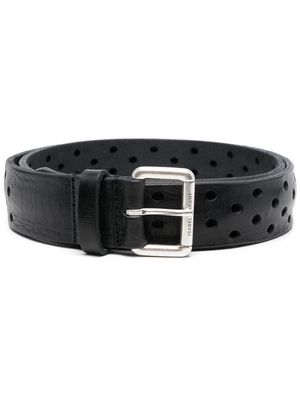 MARANT perforated leather belt - Black