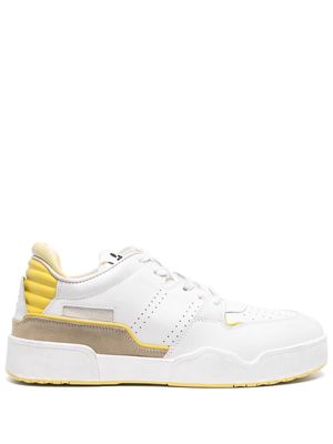 MARANT Stadium leather sneakers - White