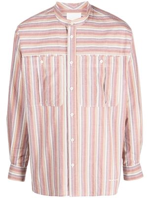 MARANT striped cotton shirt - Pink