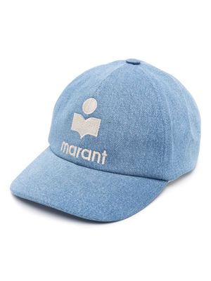 MARANT Tyron logo-embroidered cap - Blue