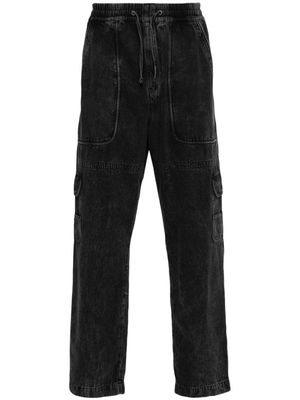 MARANT Vanni chambray cargo trousers - Black
