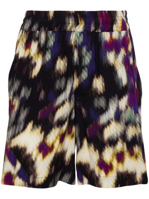 MARANT Vataya abstract-print shorts - Purple