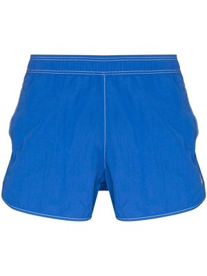 MARANT Vicente contrast-stitch swim shorts - Blue