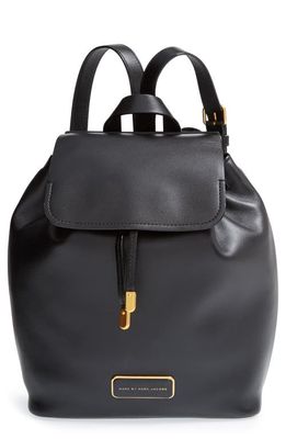 MARC BY MARC JACOBS 'Ligero' Leather Backpack in Black